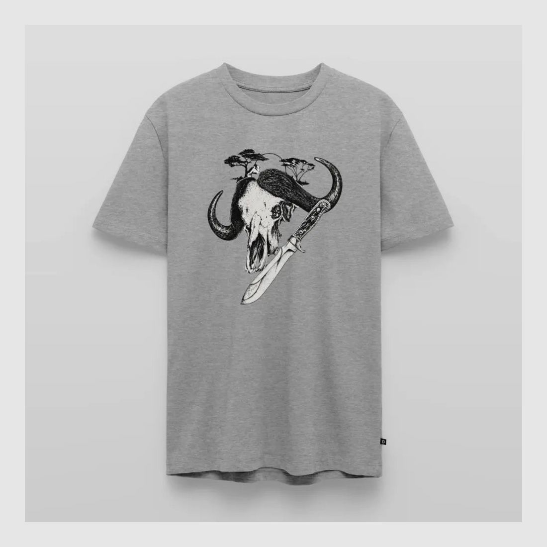 PUMA Men´s Premium T-Shirt „White Hunter – Big Game"