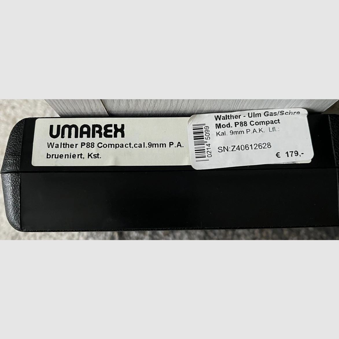 Walther P88-9 cal. 9mm P.A.K blank new