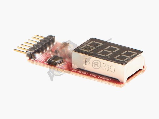 Simple Voltage Display 1-6S Lipo Voltage Meter