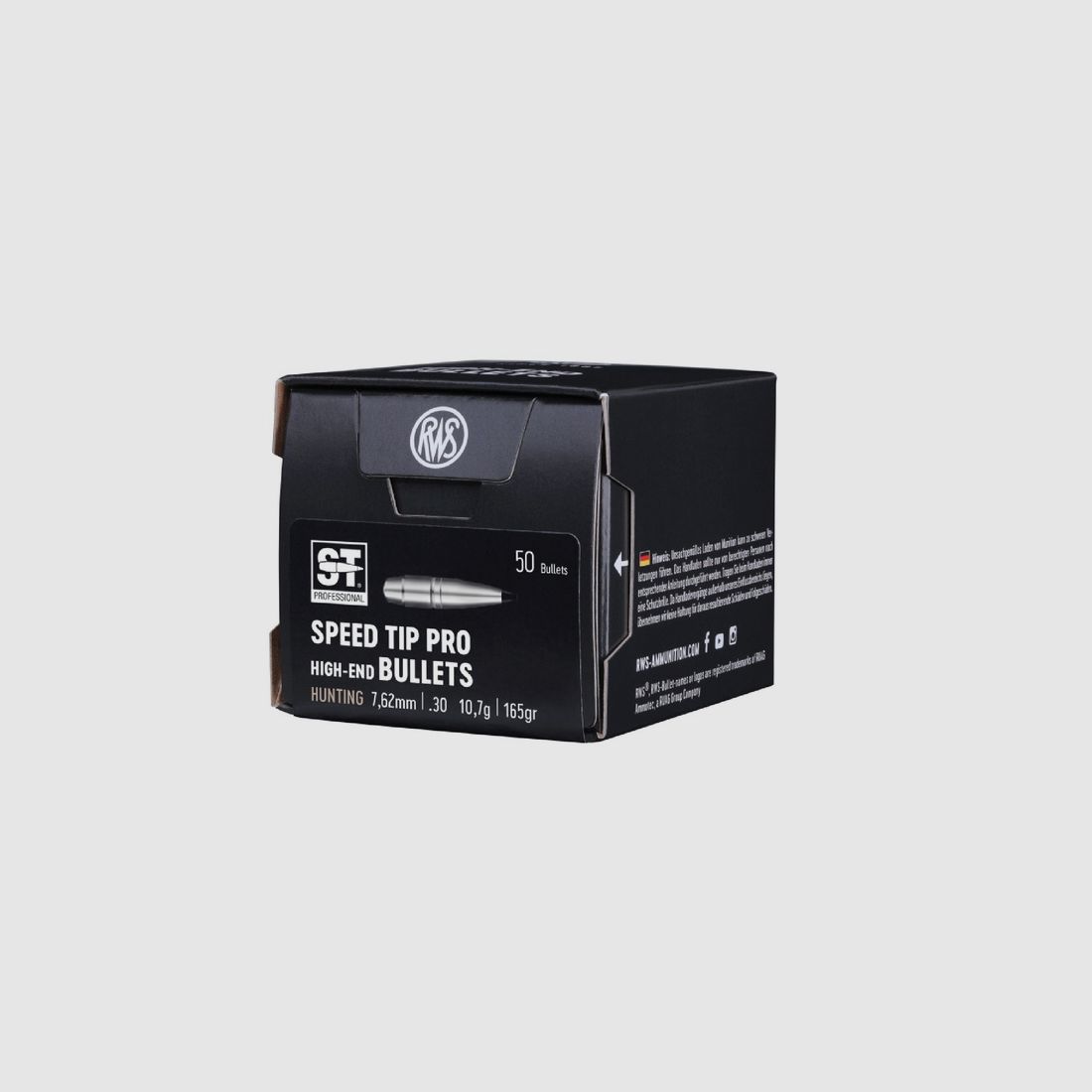 RWS Balle .30/.308 Speed Tip Pro 165GR / 10,7g 50 Balles