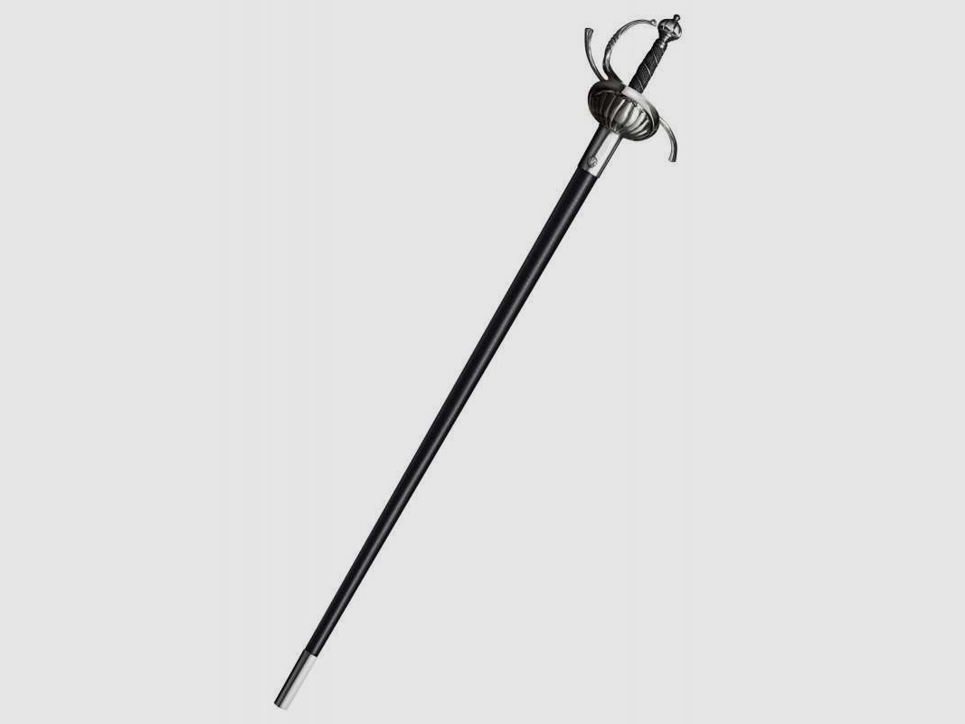 Cold Steel Rapier Degen mit geriffeltem Griffkorb