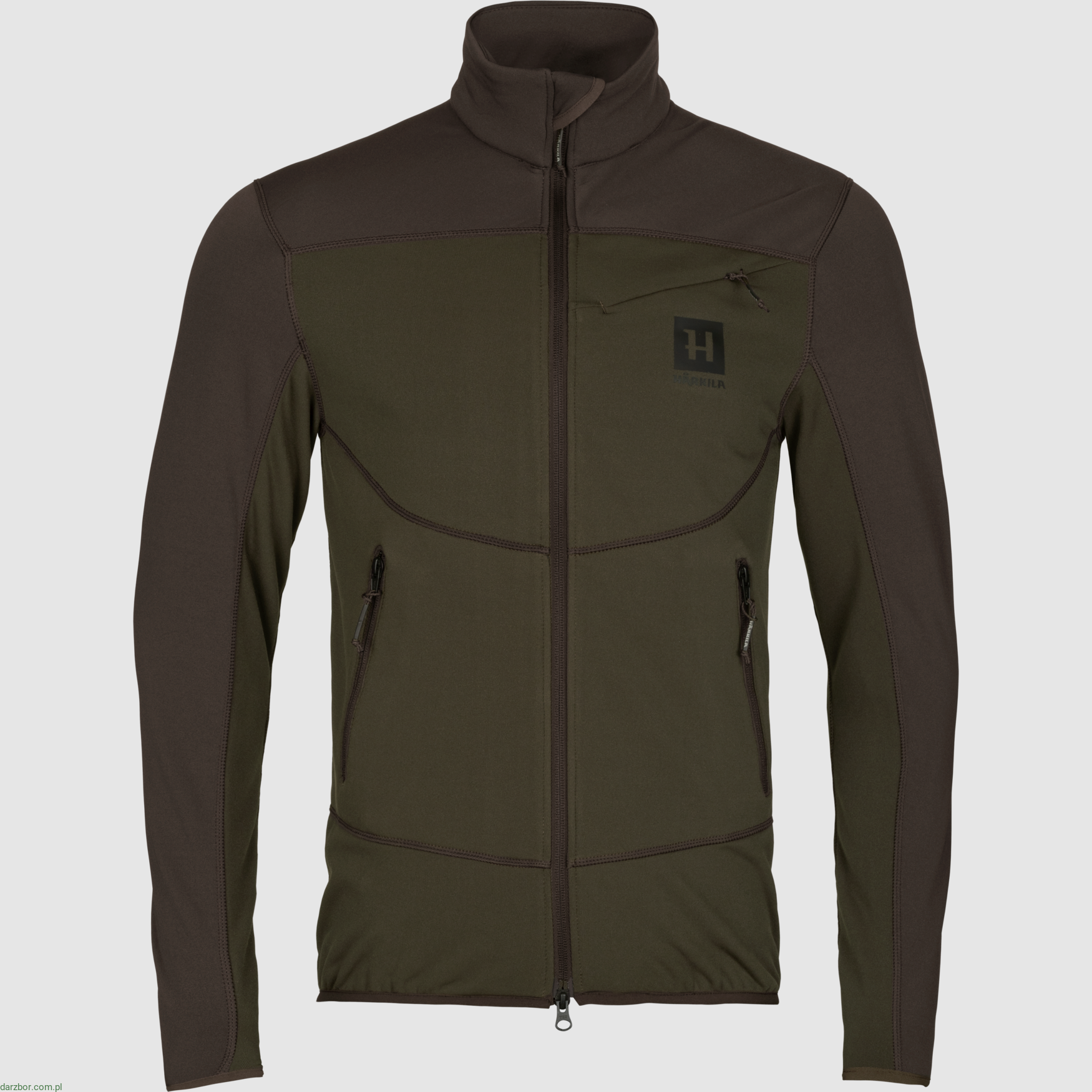 Harkila Olaf fleece jacket Green/Grey, image 1 of 6