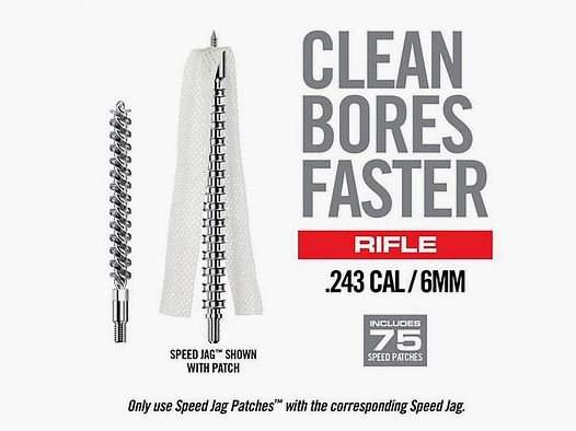 REAL AVID 6MM/243 CALIBER BORE-MAX SPEED CLEAN UPGRADE SET