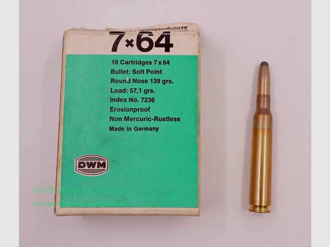 DWM, Berlin Büchsenpatronen 7x64