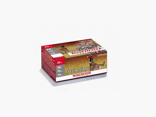 BOITE DE 25 CARTOUCHES WINCHESTER 20/70 SPECIAL FIBRE 16MM 28G PB6