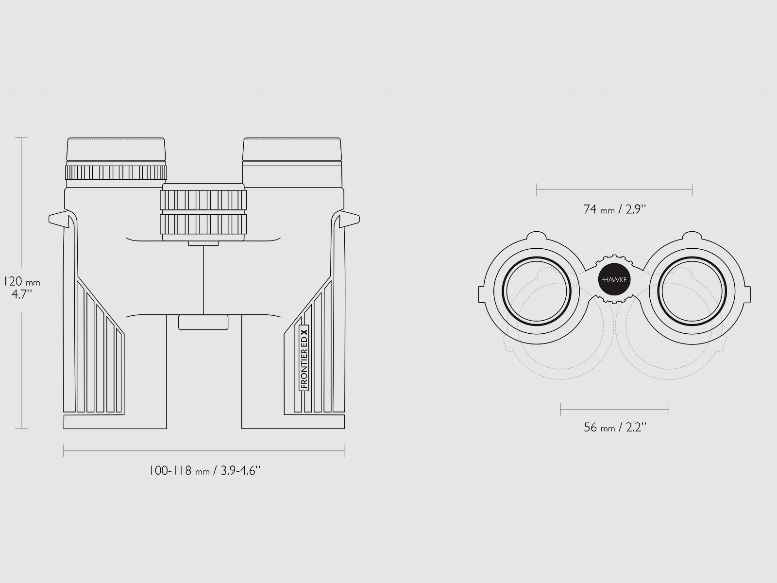 Hawke 38407 LORNETY FRONTIER ED X 10X32 ZIELONY