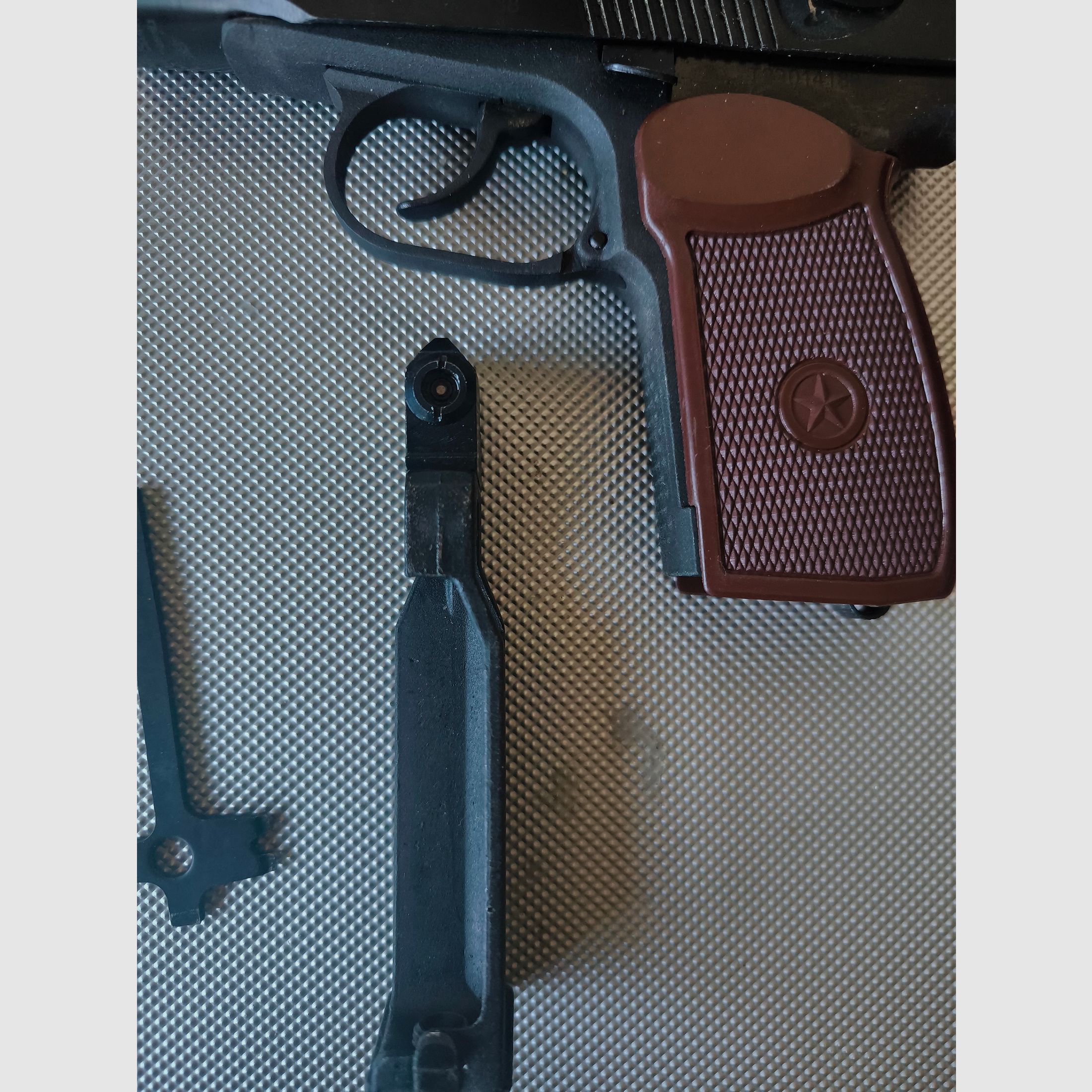 ⚠️ Achtung Plinker & Makarov Fans / Echte Rarität!! Baikal-Makarov MP- 654K Made in Russia & MDI-Braunes Leder Holster!! +1Dose 4,5mmStahlk. 
