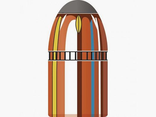 .458 Geschosse Hornady RN 350 gr VE50