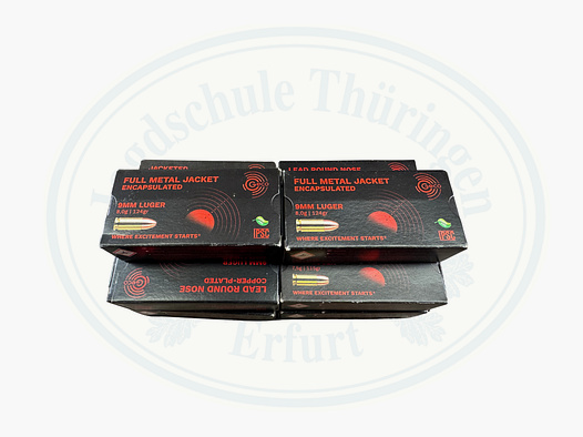 GECO 9mm LUGER FMJ SX 8.0g / 124 gr