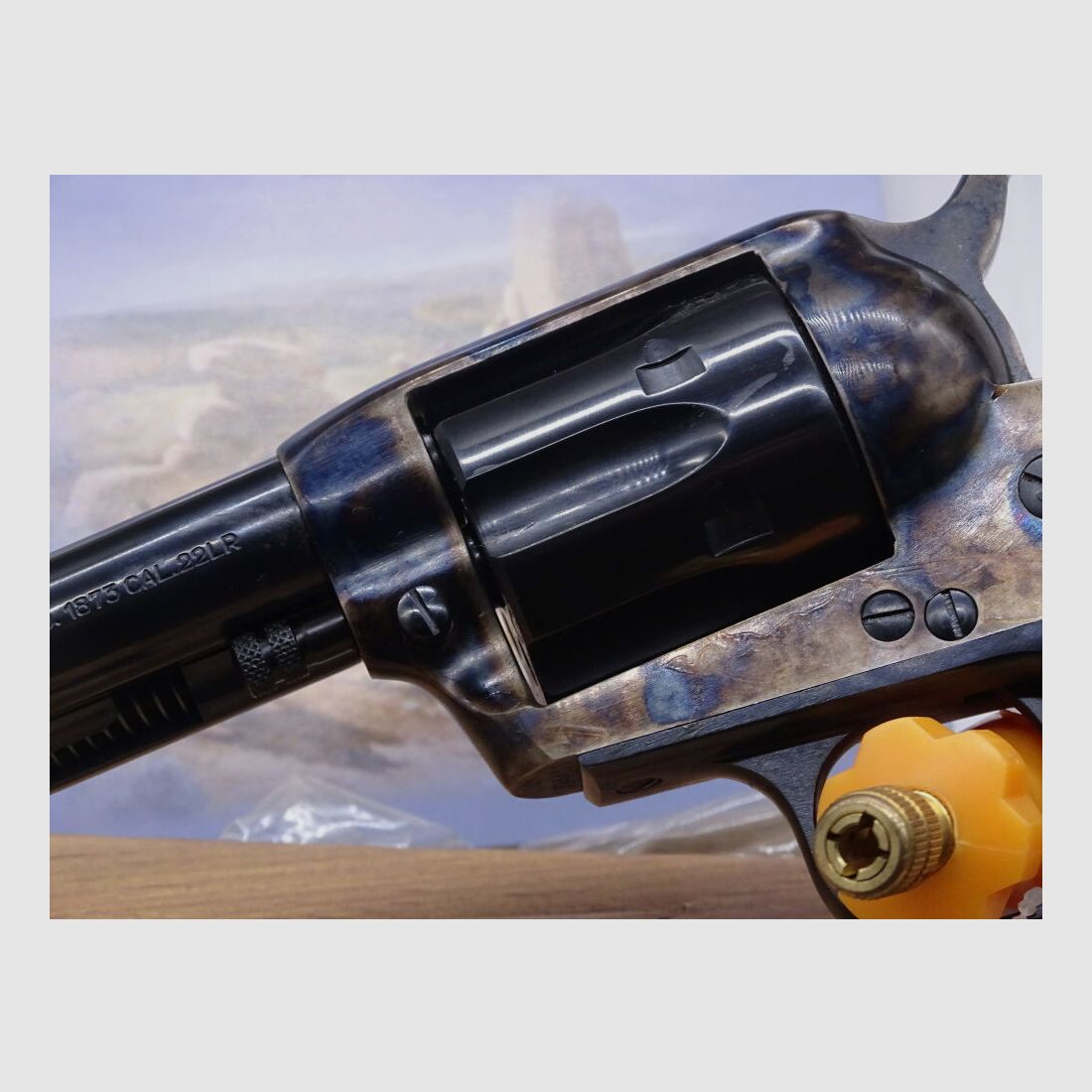 Uberti 1873 Cattleman Stallion 4 3/4 " Kaliber .22lr Cattleman 1873, Bild 2 von 4