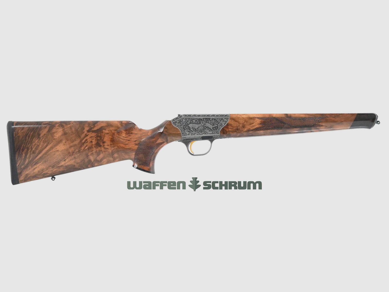 Blaser System R8 Baronesse SHK:8 Gravure: Ree en Wildzwijn / Pistolengrijpkap: Rothert