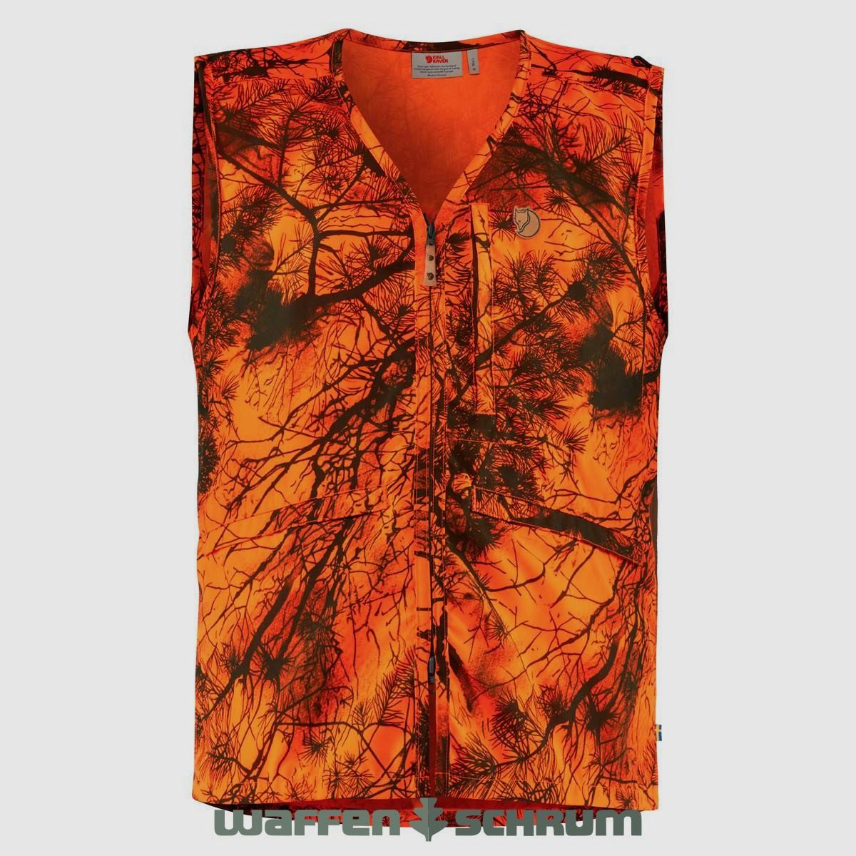 Fjällräven Signalweste Värmland Orange Camo