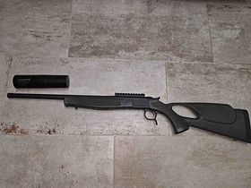 Bergara bolt-action rifle BA 13 TD TH Green .223 Rem including silencer Hausken Xtrem MK2