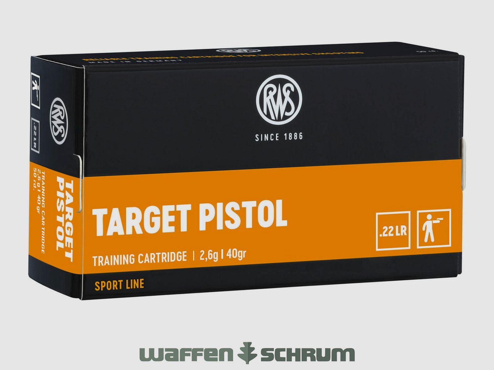 RWS Target Pistol 2,6g - 40gr .22lr