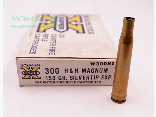 Winchester - USA 140 Stück Hülsen, 1xgeschossen .300 H&H Magnum