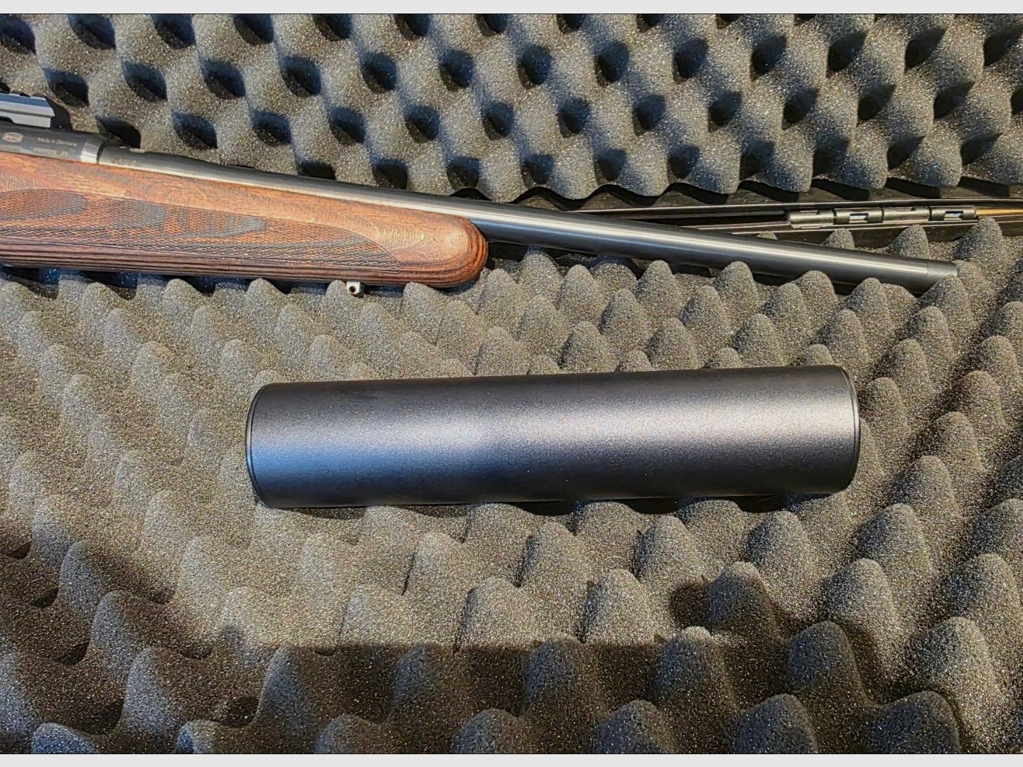 Mauser M25 Max im Kaliber .308 mit Schalldämpfer Jaki Titanium Super 