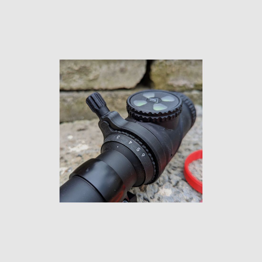 Für Trijicon Accupoint: Schnellverstellhebel für Vergrößerungseinstellung der Trijicon Accupoint Serie, Bild 2 von 10