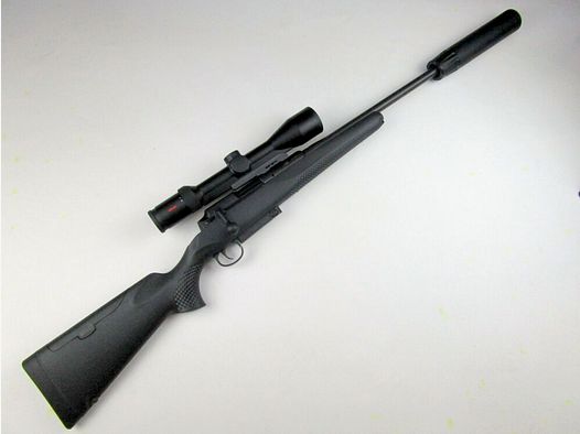 Mauser 25 Extreme z lunetą i tłumikiem dźwięku