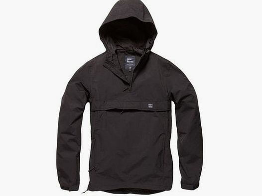 Vintage Industries Shooter Anorak Zwart