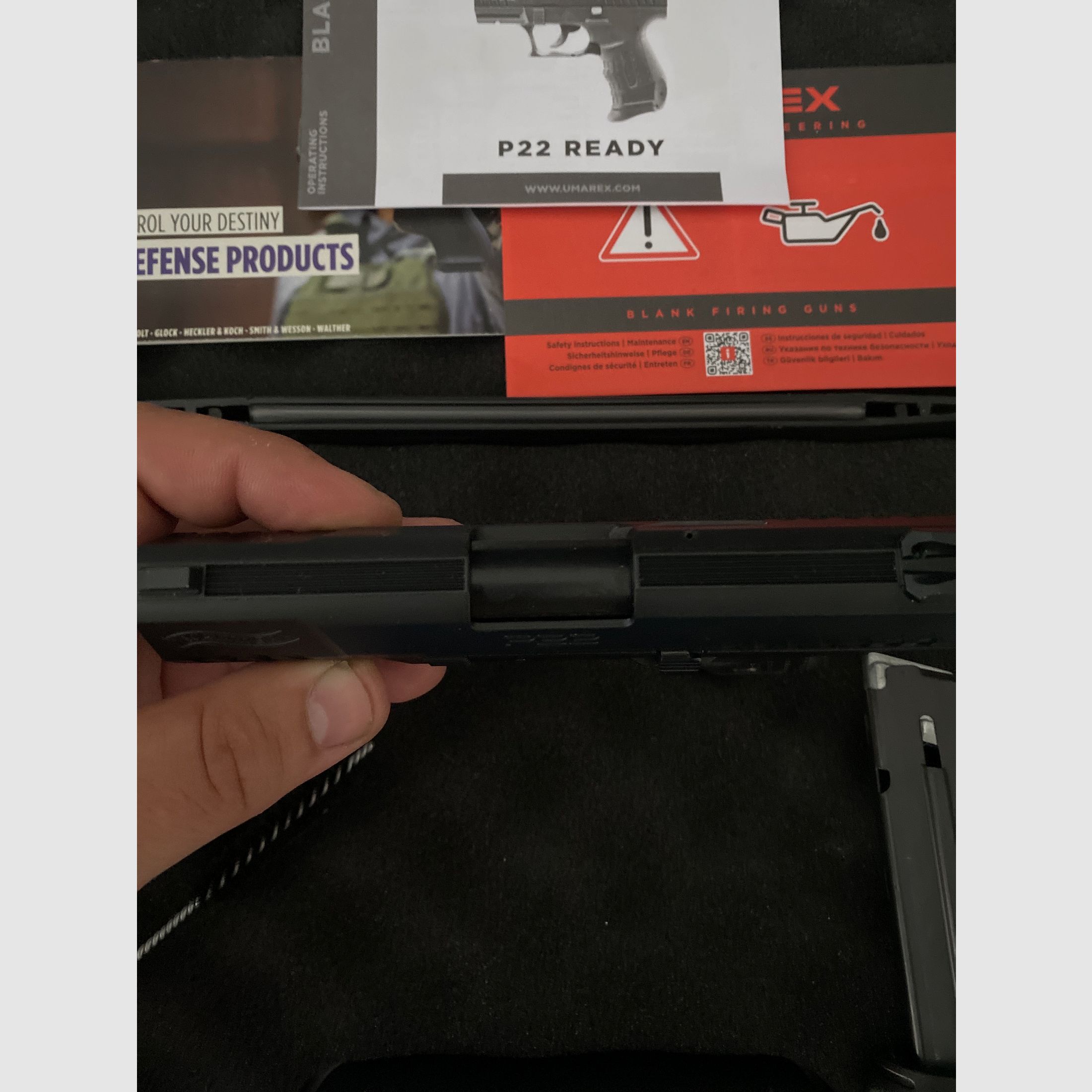 Walther P22 Ready 9mm P.A.K. mit Koffer Neu
