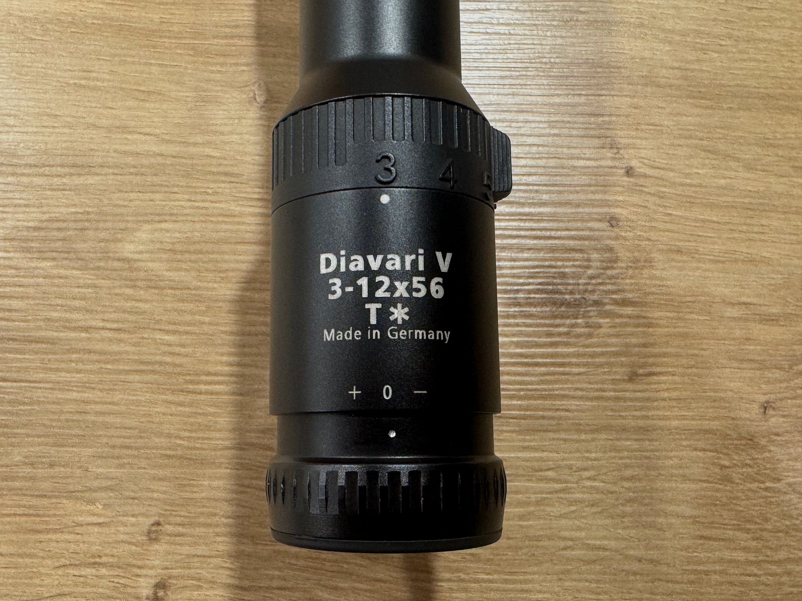 Zeiss Diavari V 3-12x56 T* Leuchtpunkt Brückenschwenkmontage 