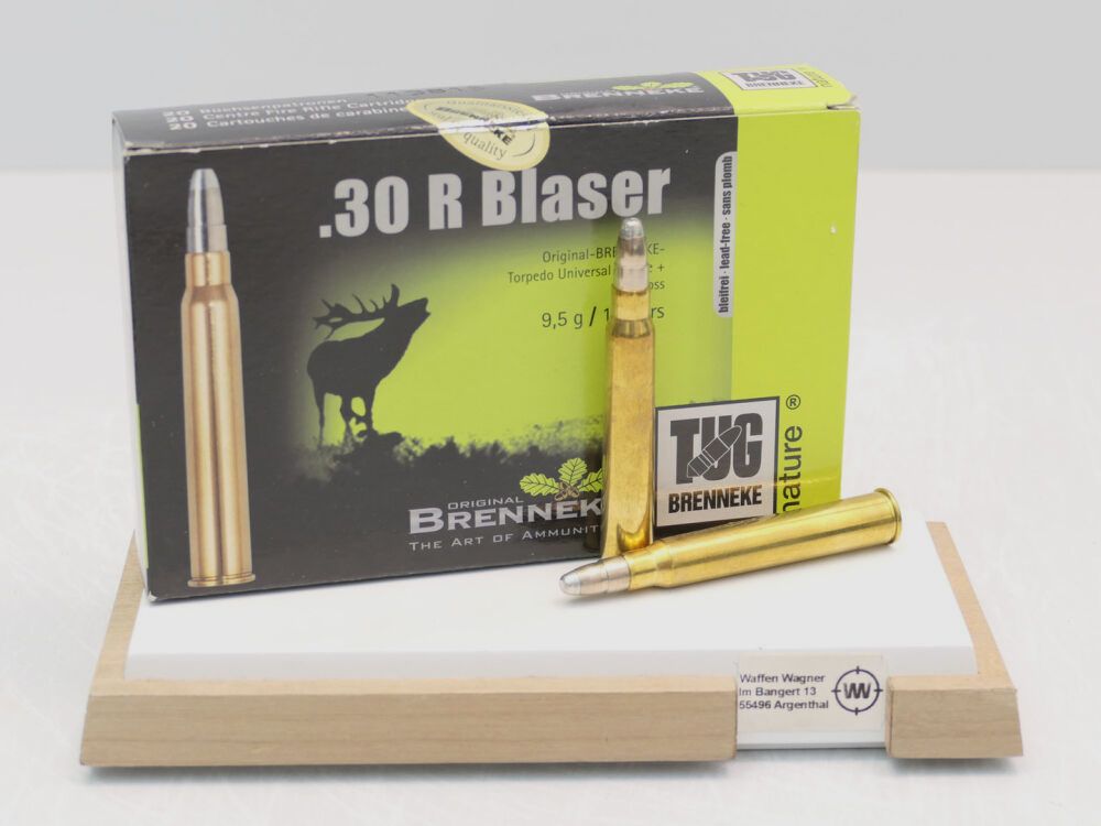 Brenneke TUG Nature+ 9.5g/147grs á20 .30R Blaser