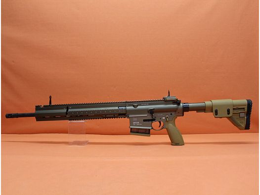 Angaben zur Produktsicherheit: Im Rahmen der EU-Verordnung sind wir verpfl Ha.Büchse .308Win Heckler&Koch/H&K MR308 A3 28 20" Lauf RAL8000, Gas-Piston-System HK417/G28