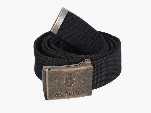Woodline Canvas Riem Zwart