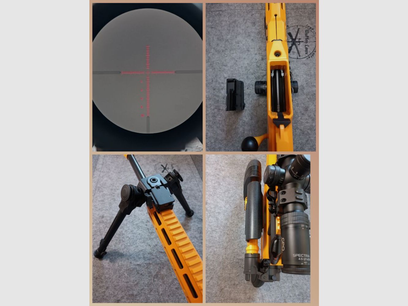 Tikka T3x TACT A1 mit Custom Cerakote & ERATAC + ZF GPO 4,5-27x50i