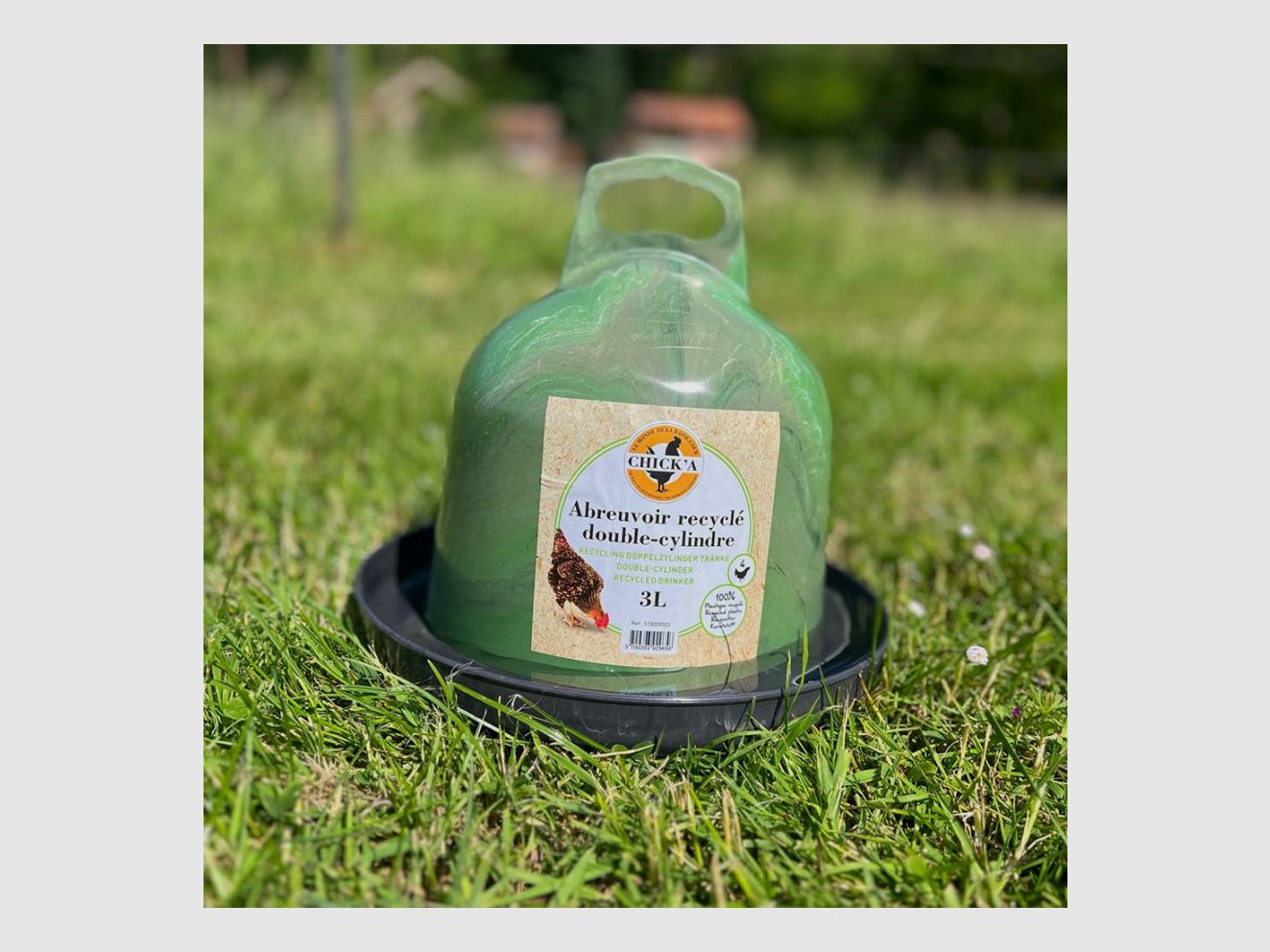Doppelzylinder-Tränke 3L CHICK'A aus recyceltem Material, Bild 6 von 8
