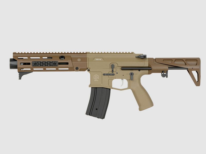 M923G 'DEX556 5.56' max. 0,5J AEG, Tan mit Fire Control System