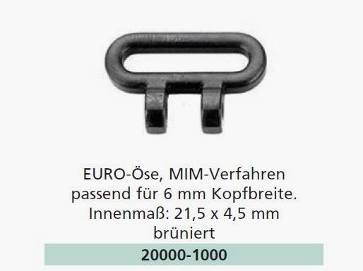 RECKNAGEL Riemenbügel f. EURO-Öse Standard -3,0mm Innenmaß 21,5x4,5mm