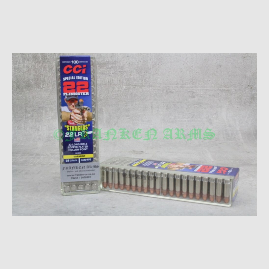 CCI Stangers .22LR Plinkster Édition 32gr. 2,07g 100 pièces Prix dégressifs