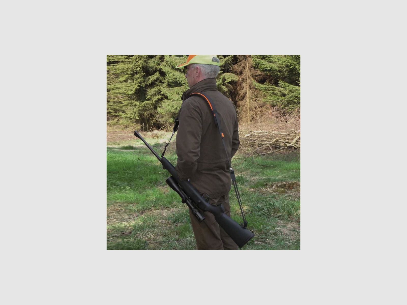 Cinghia per fucile NIGGELOH caccia al cinghiale neoprene marrone