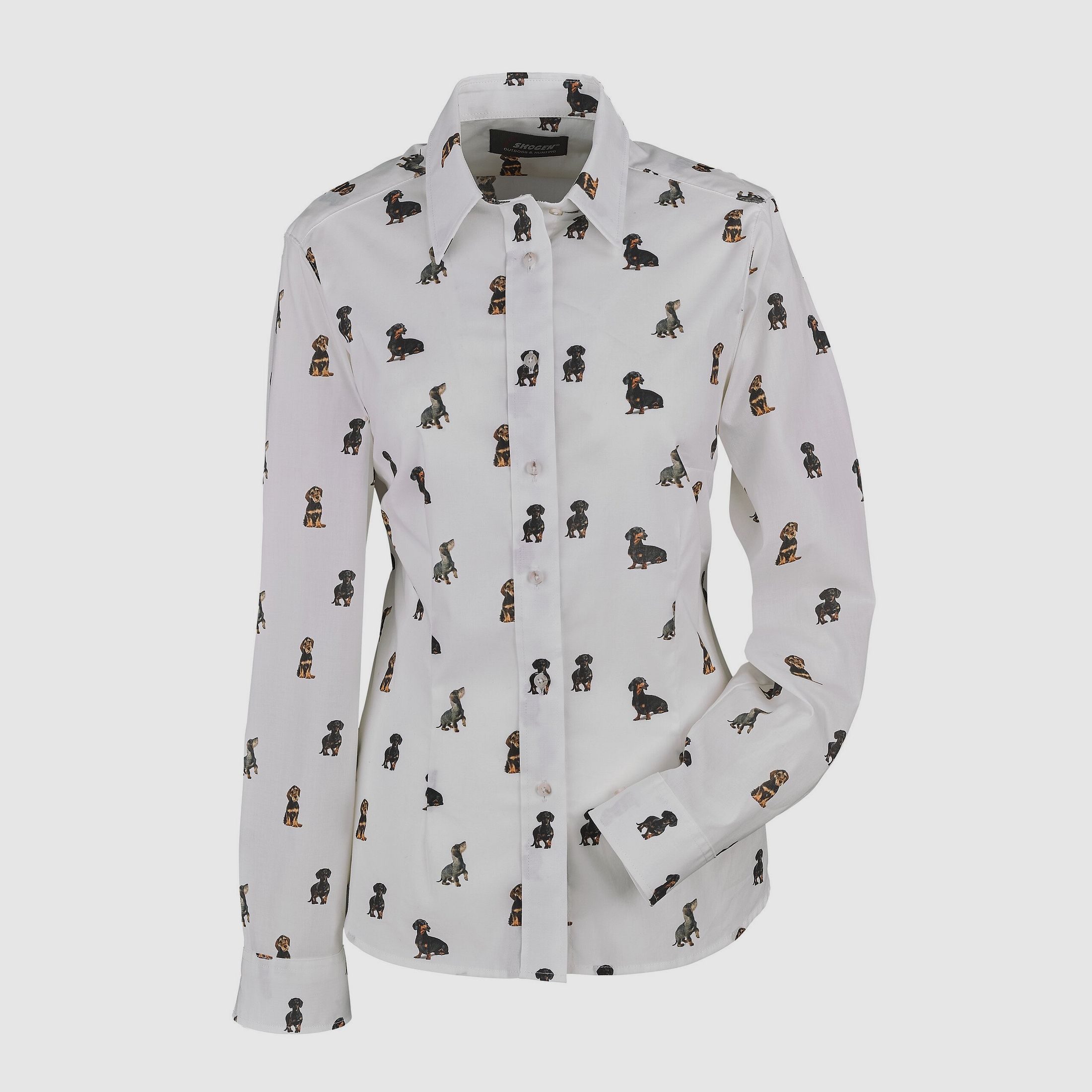 Skogen Lange Mouwen Blouse Teckel
