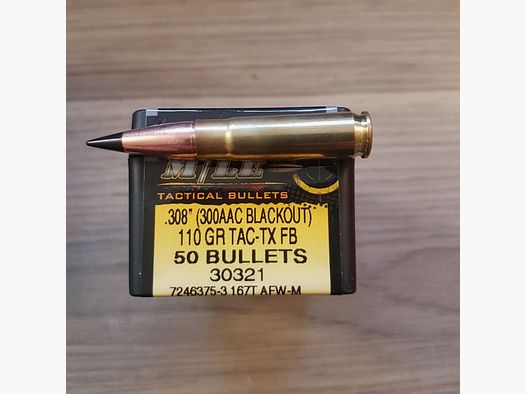 Dekomunition .300 BLK 110grain TAC-TX FB 1 Stück