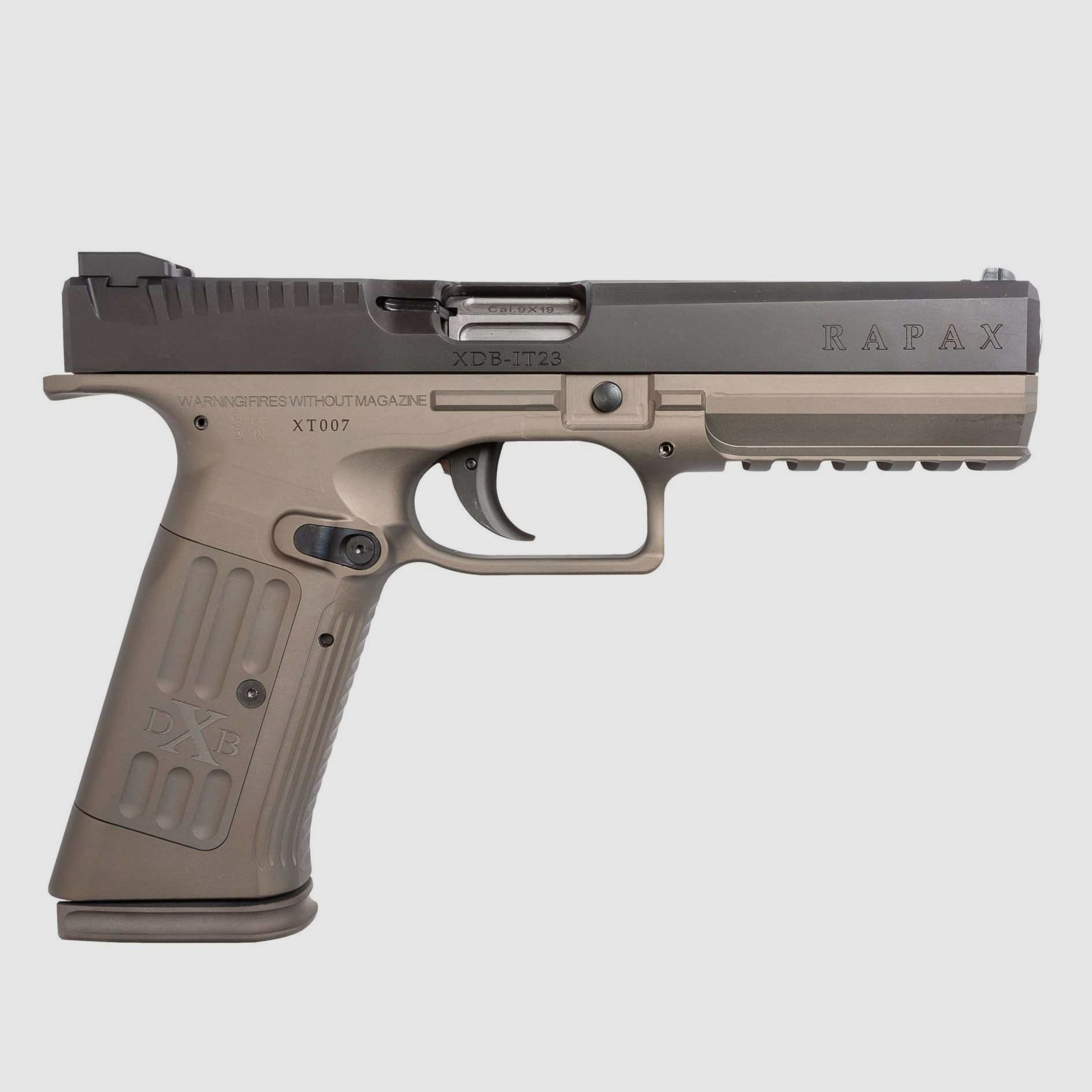 XDB Rapax Tactical Duotone Bronze Pistool Kal.9X19, afbeelding 1 van 8