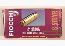 Fiocchi - Italien Pistolenpatronen 8 mm STEYR