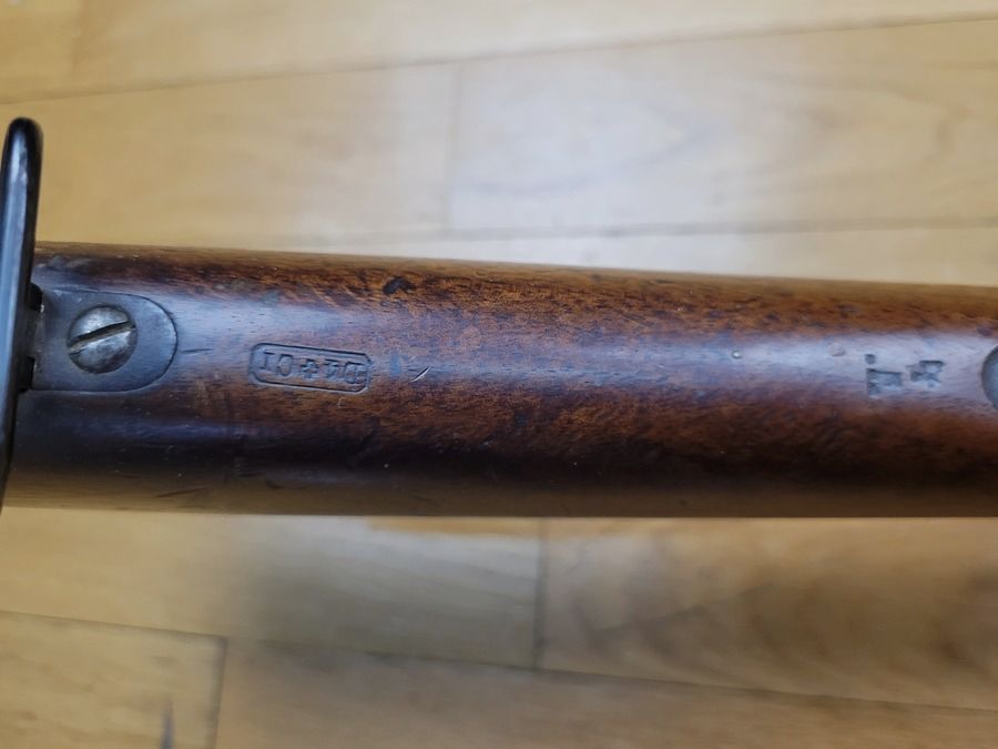 Très beau fusil suisse Vetterli – Modèle 1871 – calibre 10,4mm – magasin tubulaire 11 coups – mono-matricule – excellent canon – fusil européen révolutionnaire – TBE++, image 17 sur 28