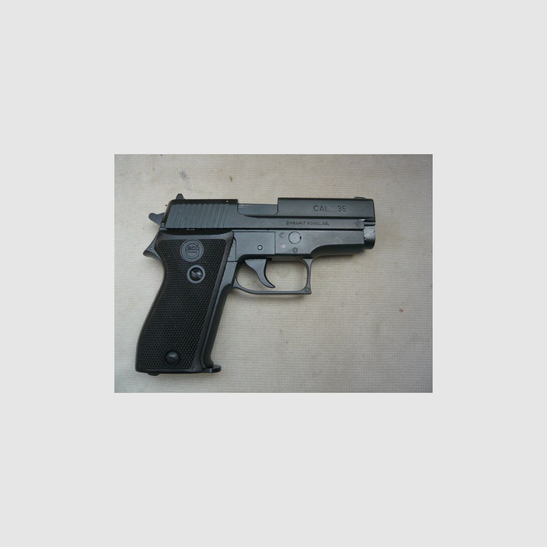 Pistole GECO Mod. P 35 im cal. .35 neuwertig