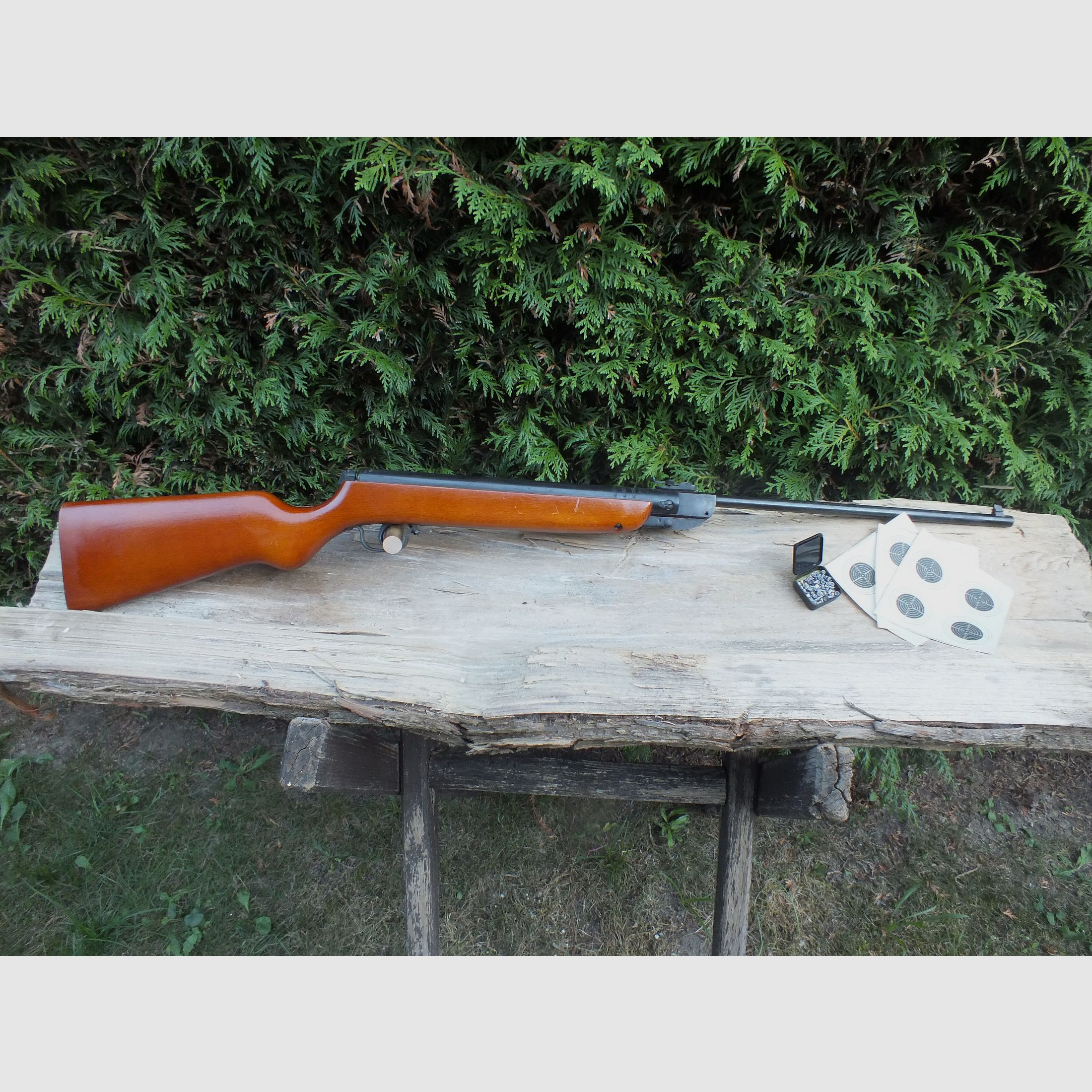Carabina de aire comprimido DDR Haenel 303- 5, Suhl.