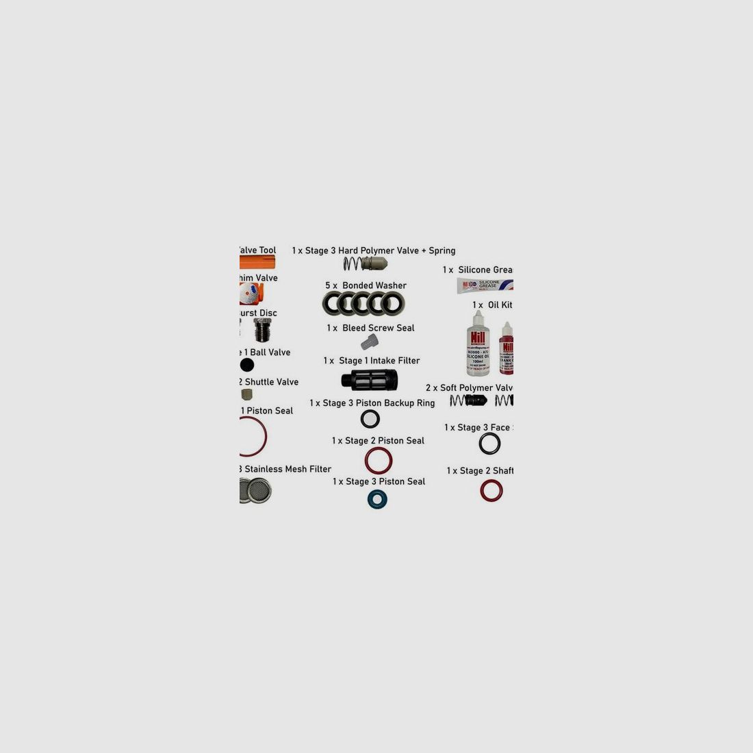 Servicekit Hill Compressor | 100 Stunden, Bild 4 von 6