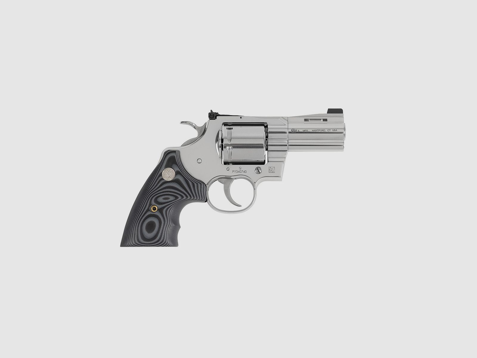 REVOLVER COLT PYTHON 3" COMBAT ELITE STAINLESS CAL 357 MAGNUM