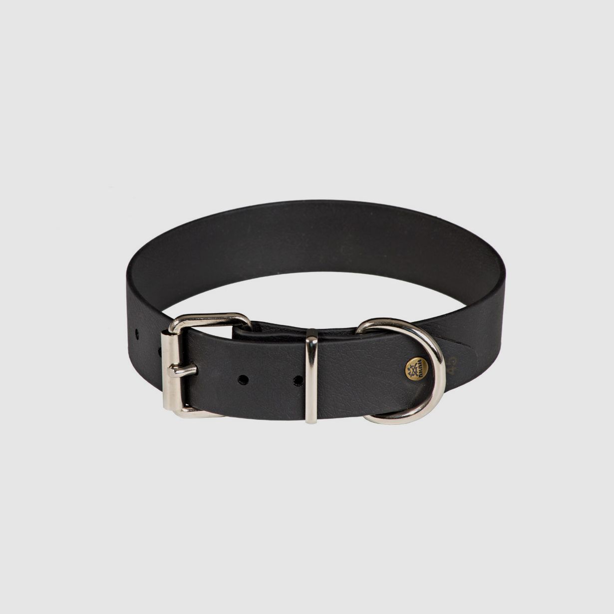 Collier AKAH BioThane noir