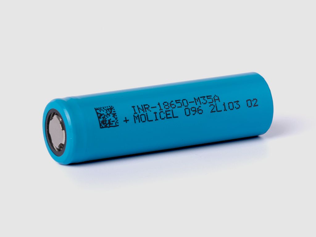 Molicel INR18650-M35A, 3500mAh 10A lithium-ion battery, 3.6V - 3.7V