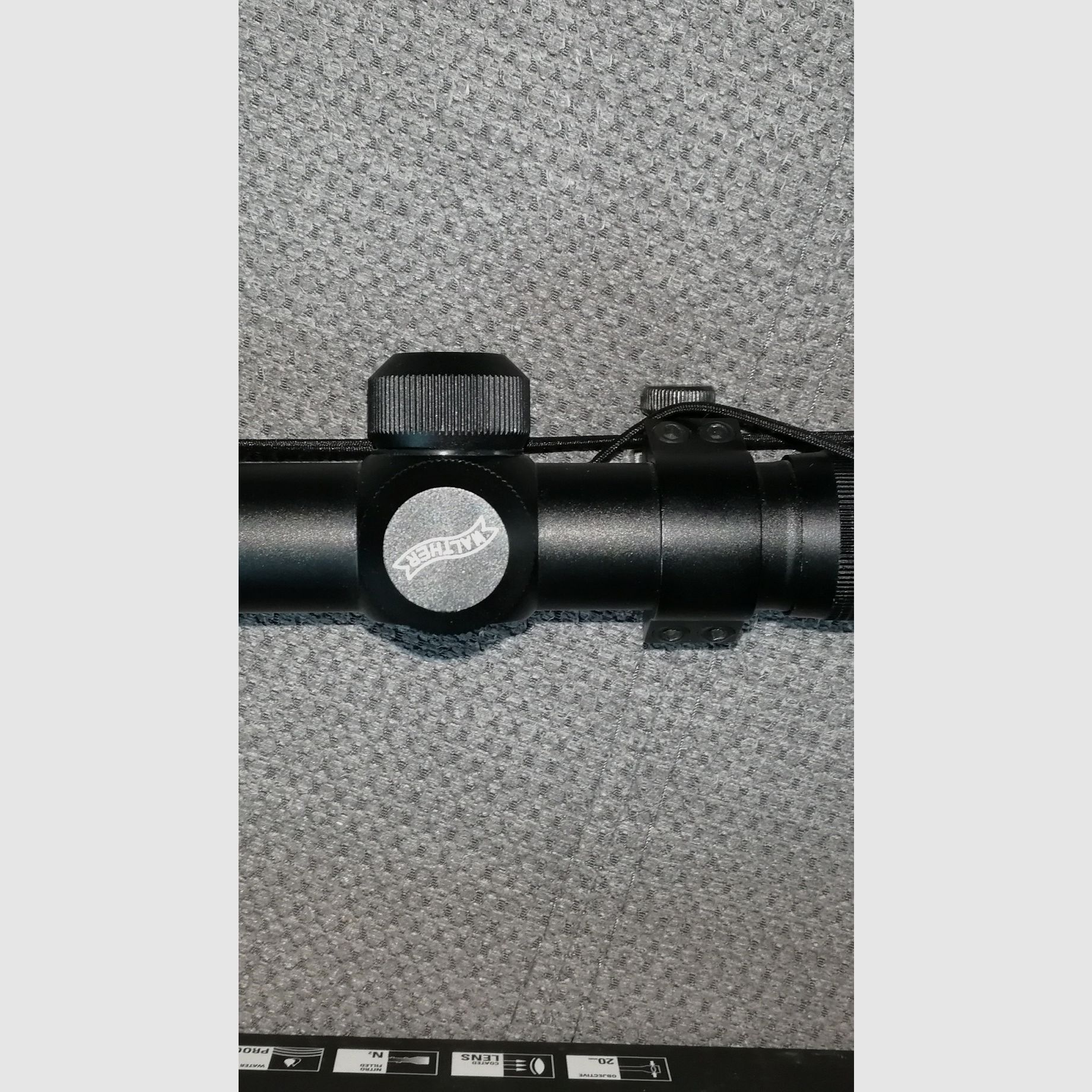 Walther Luftpistole CP 88 silber