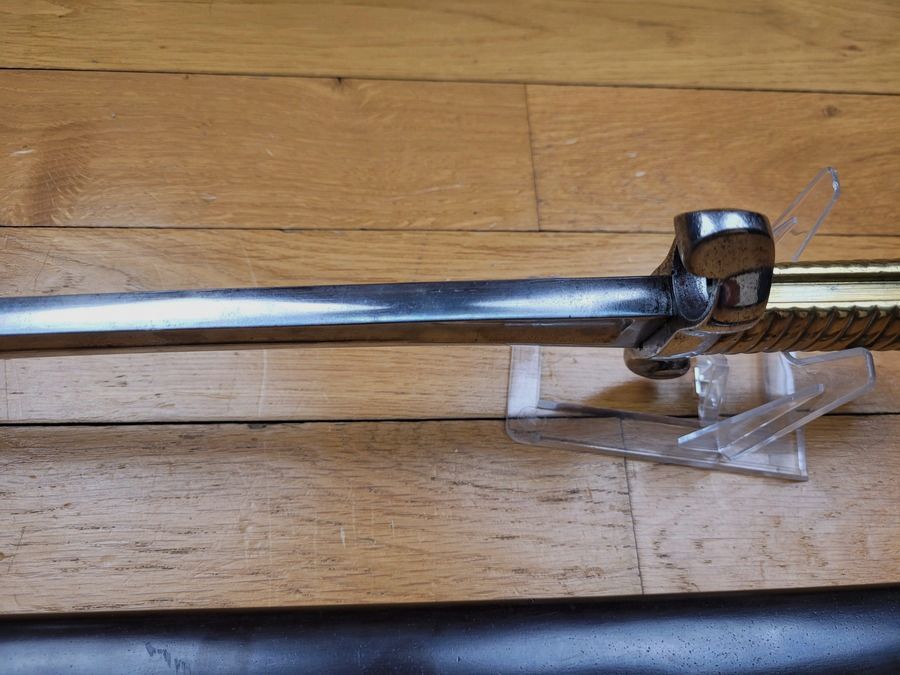 Sehr schöner und seltener Säbelbayonett Modell 1842 – Frühes Exemplar – seltener Durchmesser der Hülse 21,3mm – Artilleriemusketon 1829 (oder Saint-Cyr?) – Sehr guter Zustand, Bild 14 von 17