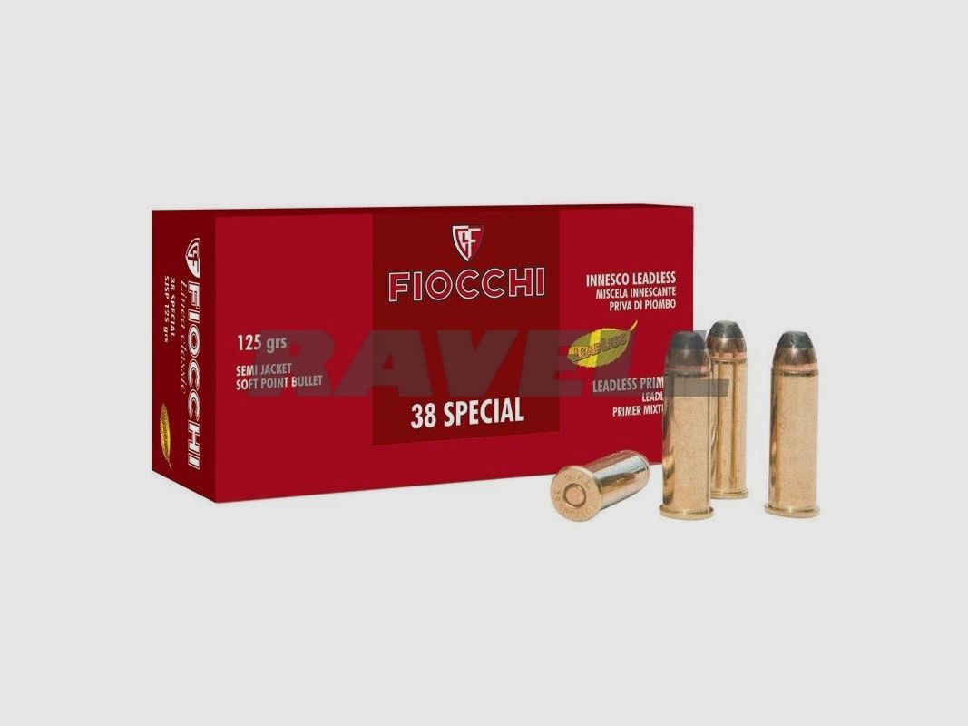 Munizione Fiocchi 38 Special SJSP 125 gr.