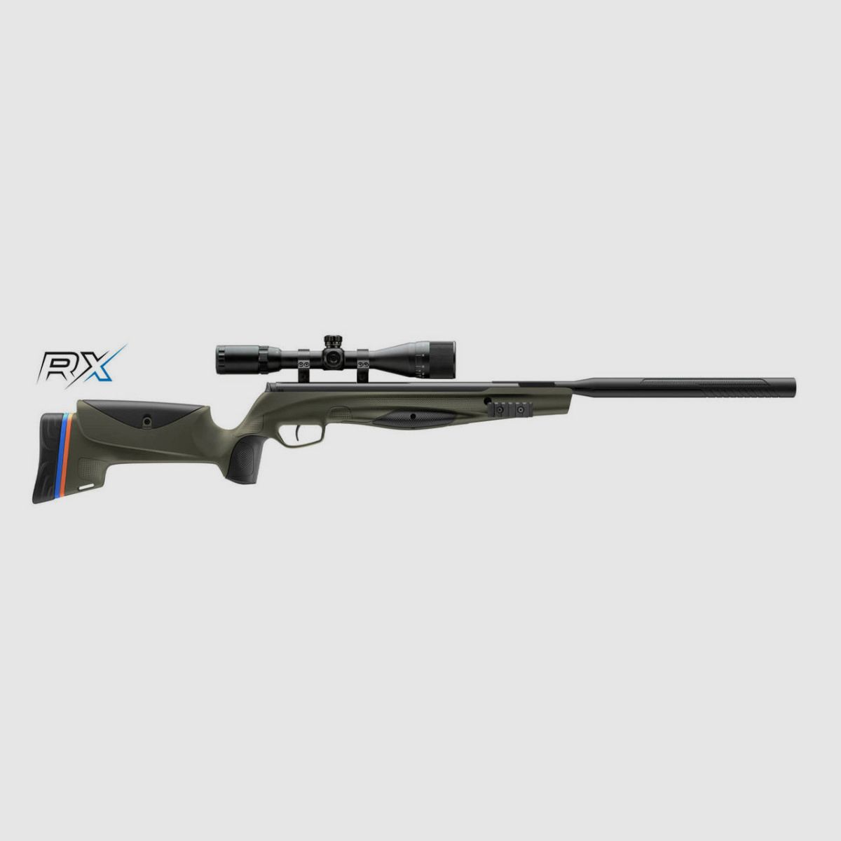 CARA AIR STOEGER RX20 TAC SCHALLDÄMPFER Kal.4,5 19,9J KOMBO 3-9X40 GRÜN RXT0021G