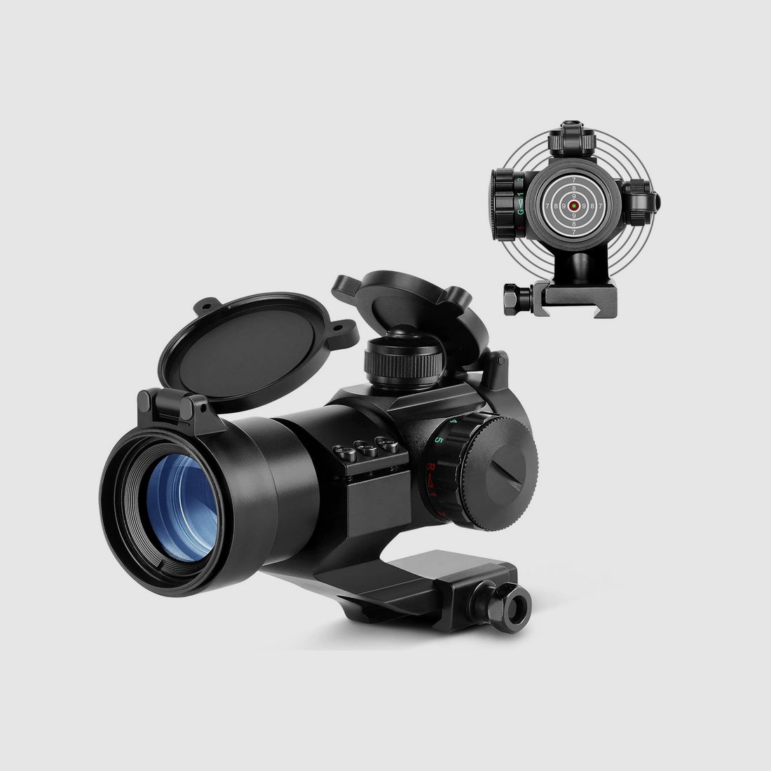 ESSLNB 30mm Red Dot - Red dot sight for Picatinny - Dot reticle - red/green